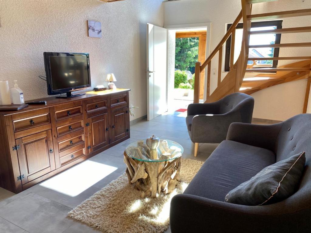 Naturstammhaus Und Appartements Zum Brockenbaecker Tanne Luaran gambar